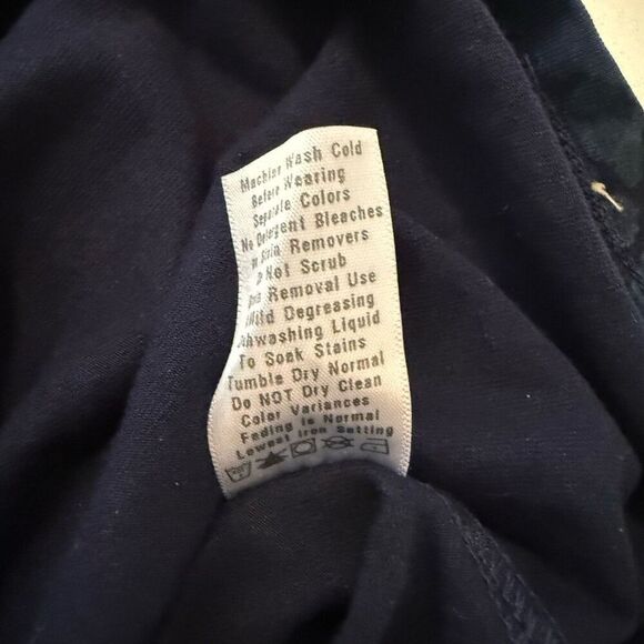 Fresh Produce Navy & Green Smocked Back Maxi Dress Sz M - Picture 7 of 14